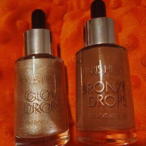 Paris Hilton bronzer drops and glow drops